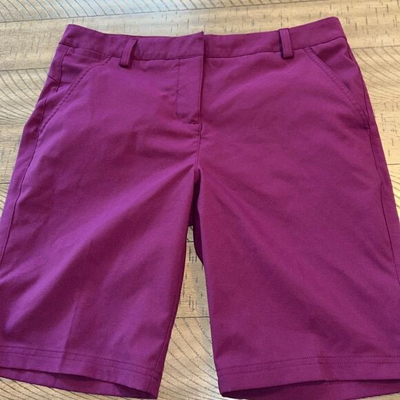 PUMA Purple Stretch Travel 🧳 Short 4 Pockets for your Gear ⚙️💄⛳️ 🎾 Ready 2 GO - Picture 5 of 17